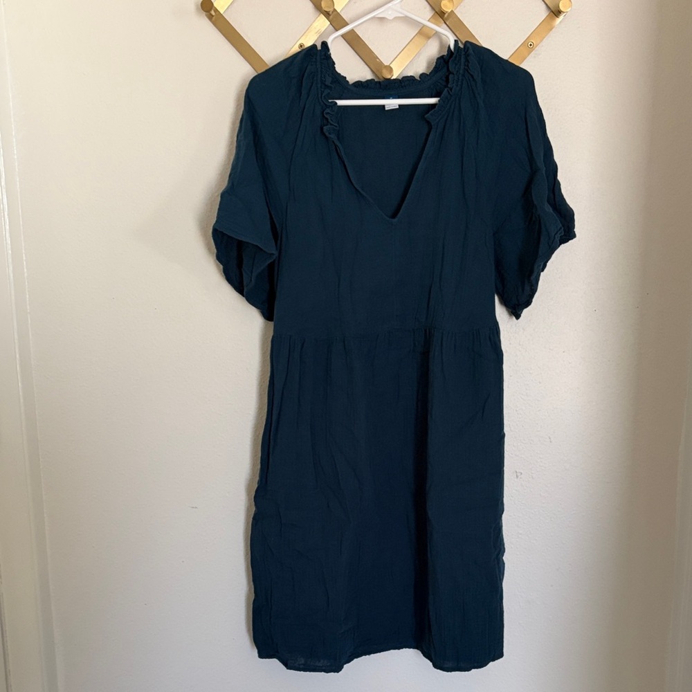 Old Navy Double Gauze Dress with Pockets - Medium Tall